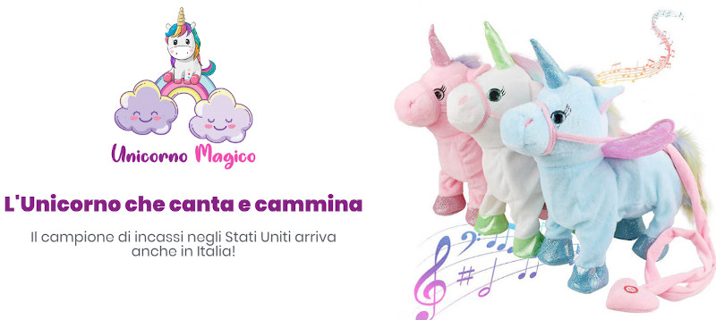 Unicorno Magico, cammina e canta