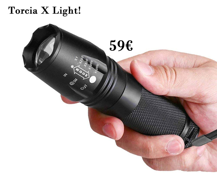 torcia x-light prezzo